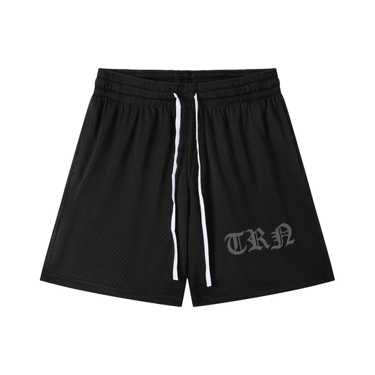 Mesh Drawstring Shorts